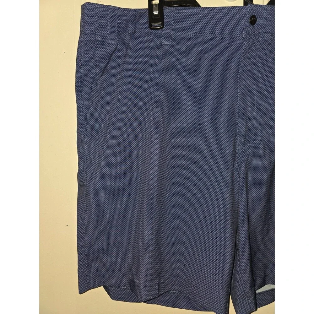Callaway Golf Shorts, Blue Diamond Print, Opti-Dry, Active Waistband Size 42